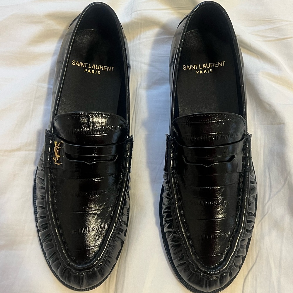 Saint Laurent Le Loafer Eel Leather